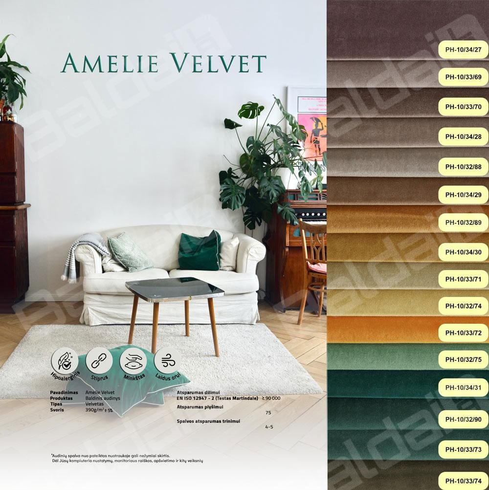 amelie velvet