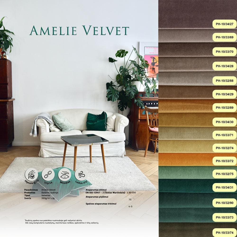 amelie velvet