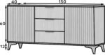 SF-ENT-A-KOM150_main - Ilgis:150cm, Plotis:40cm, Aukštis:72cm - Image 10