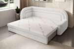 Sofa-lova ELT-3 Tachta Ilgis 223 cm Plotis 86 cm, Aukštis:80cm spalvų pasirinkimas ir pusės pasirinkimas. - Image 5