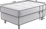 PU-GOM-05AS_main - Ilgis:104cm, Plotis:72cm, Aukštis:45cm - Image 9