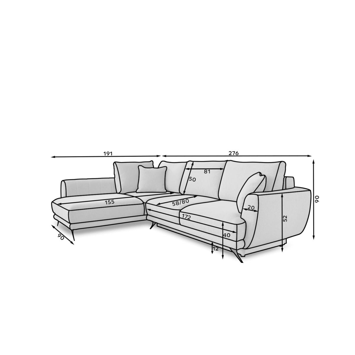 CO-LAR-LT-03NU_main - Ilgis:286cm, Plotis:191cm, Aukštis:90cm - Image 10