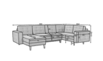 AsdU_01_main - Ilgis:326cm, Plotis:202cm, Aukštis:93cm - Image 3