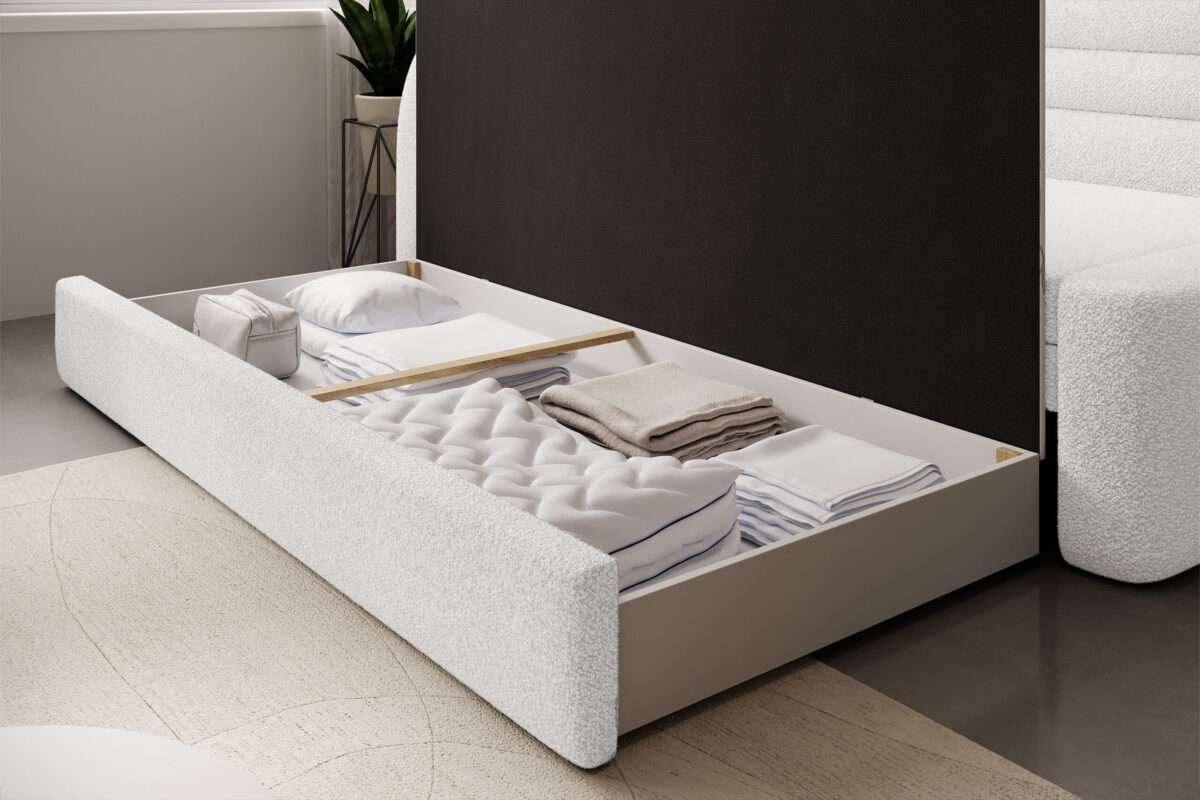 Sofa-lova ELT-3 Tachta Ilgis 223 cm Plotis 86 cm, Aukštis:80cm spalvų pasirinkimas ir pusės pasirinkimas. - Image 7