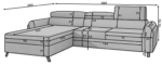 Mari_01_main - Ilgis:288cm, Plotis:200cm, Aukštis:92cm - Image 10