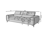 SO-LAU-03NU_main - Ilgis:261cm, Plotis:97cm, Aukštis:105cm - Image 11