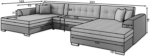 Vet01_main - Ilgis:355cm, Plotis:60cm, Aukštis:80cm - Image 4