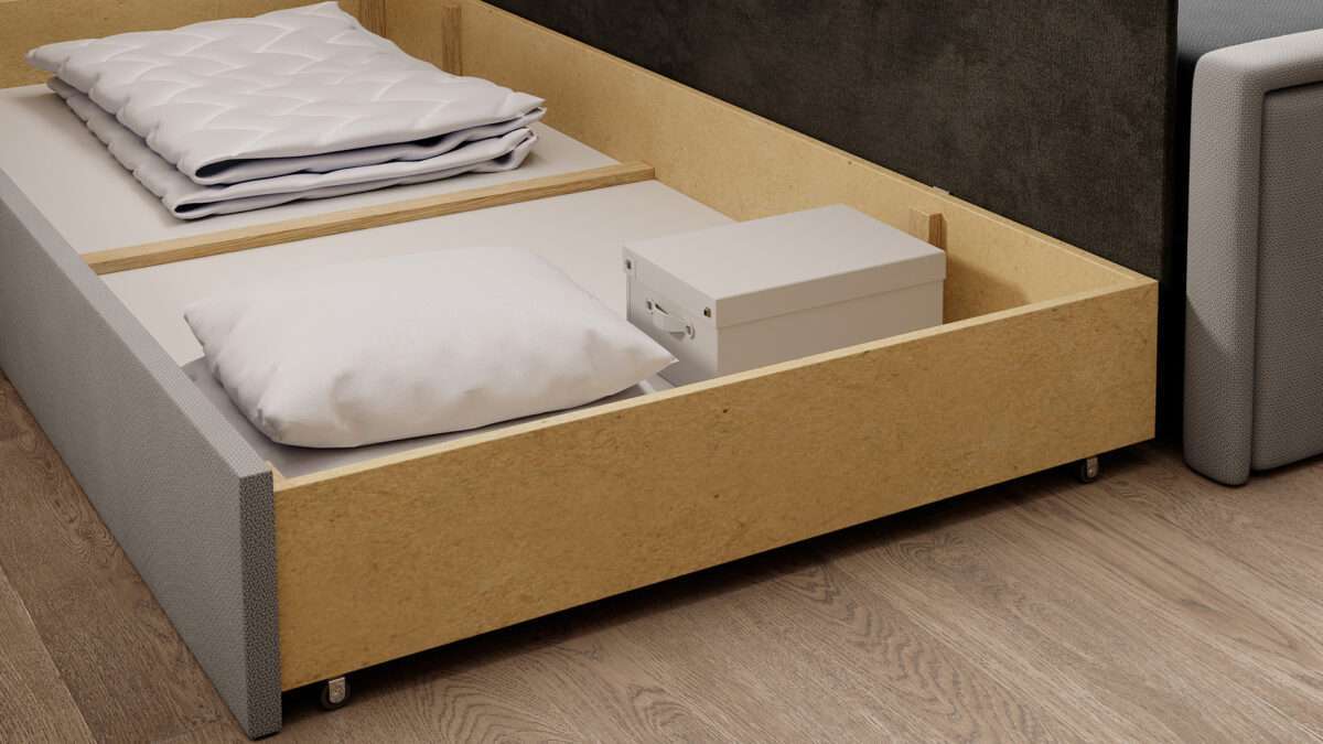 Sofa-lova ELT- 4 Tachta Ilgis 214 cm Plotis 82 cm Aukštis:77cm Išmatavimų, spalvų pasirinkimas ir pusės pasirinkimas - Image 5