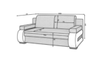 La01_main - Ilgis:202cm, Plotis:79cm, Aukštis:84cm - Image 4