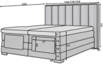 BO-VER-03NU_1.4_main - Ilgis:217cm, Plotis:158cm, Aukštis:130cm - Image 4