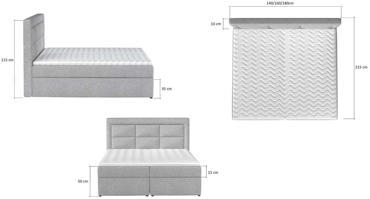 Viv_01_1.4_main - Ilgis:215cm, Plotis:140cm, Aukštis:115cm - Image 3