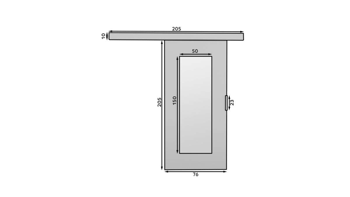 SD-NEL-G-76 -  Plotis:76cm, Aukštis:205cm - Image 3