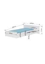 CH-Alde-Sh-W+T-208-E1981 - Ilgis:208cm, Plotis:149cm, Aukštis:72cm - Image 3