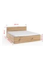 B-POL-13-ART-W013 - Ilgis:203.5cm, Plotis:164cm, Aukštis:80cm - Image 3