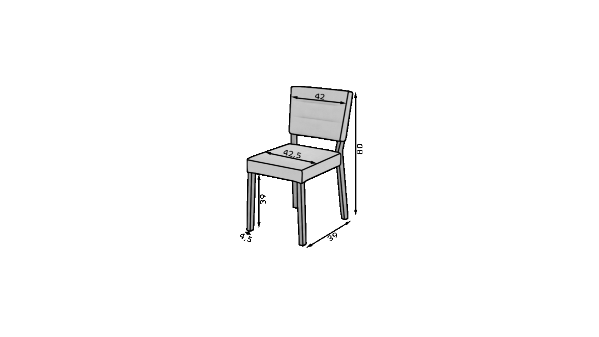 CH-ROD-80-CG -  Plotis:42cm, Aukštis:80cm - Image 3