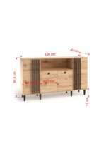 CHES-LIV-04-ART-N004 -  Plotis:160cm, Aukštis:92.5cm - Image 3