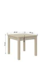 TA-S5-S-B066 - Ilgis:80cm, Plotis:80cm, Aukštis:75cm - Image 2