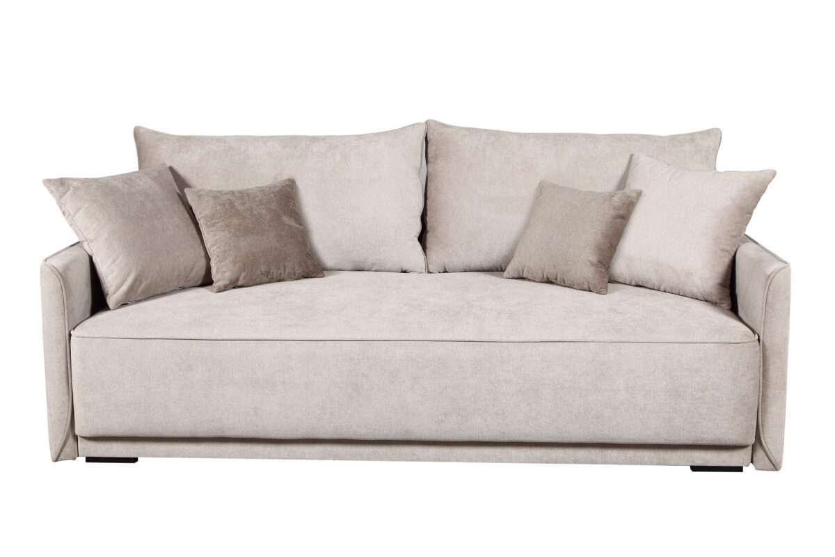 Sofa-lova MB 1.  Ilgis 220 cm. Plotis 120 cm.  Miegamosios dalies ilgis 200 cm Plotis 165 cm. spalvų pasirinkimas - Image 5
