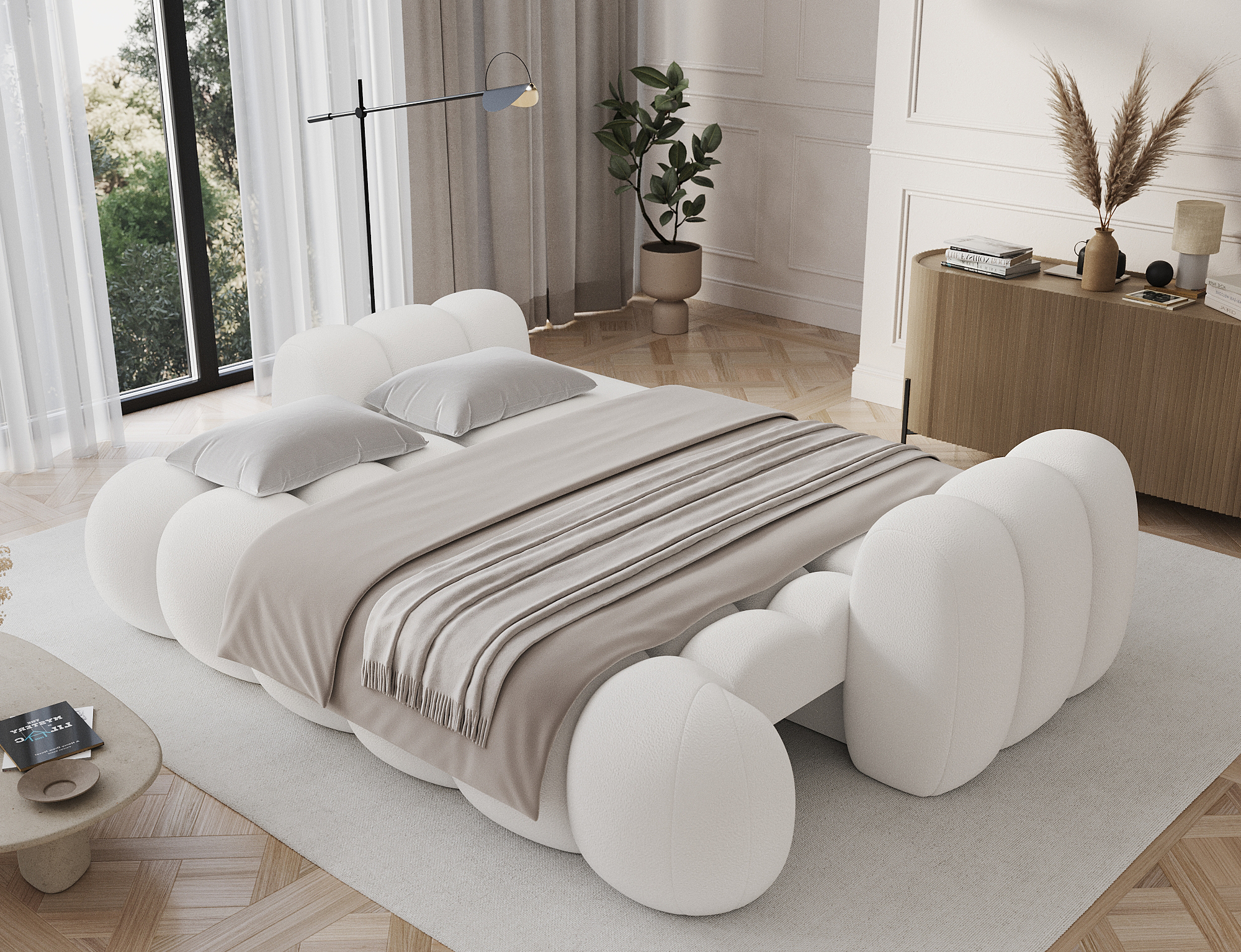 Balta sofa lova