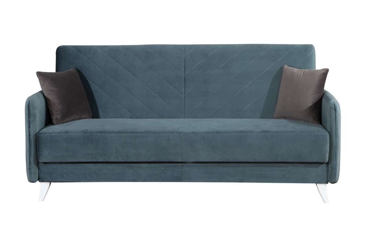 Sofa-lova MB 17 Ilgis 210 cm. Plotis 100 cm. Miegamosios dalies ilgis 190 cm Plotis 120 cm. spalvų pasirinkimas - Image 7