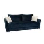 Sofa-lova MB 18 Ilgis 230 cm. Plotis 100 cm. Miegamosios dalies ilgis 190 cm Plotis 145 cm. spalvų pasirinkimas - Image 2