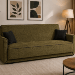 Sofa-lova MB 24 Ilgis 210 cm. Plotis 95 cm. Miegamosios dalies ilgis 190 cm Plotis 125 cm. spalvų pasirinkimas