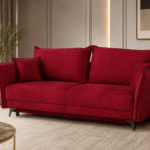 Sofa-lova MB 27 Ilgis 230 cm. Plotis 104 cm. Miegamosios dalies ilgis 190 cm Plotis 145 cm. spalvų pasirinkimas