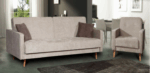 Sofa-lova MB 30 Ilgis 210 cm. Plotis 95 cm. Miegamosios dalies ilgis 190 cm Plotis 115 cm. spalvų pasirinkimas - Image 2