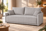 Sofa-lova MB 11 Ilgis 210 cm. Plotis 105 cm. Miegamosios dalies ilgis 190 cm Plotis 145 cm. spalvų pasirinkimas - Image 2