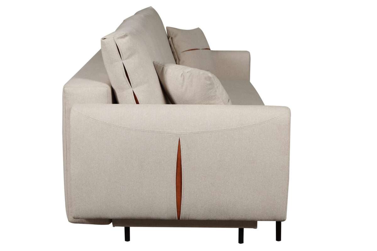 Sofa-lova MB 16 Ilgis 215 cm. Plotis 100 cm. Miegamosios dalies ilgis 190 cm Plotis 145 cm. spalvų pasirinkimas - Image 7