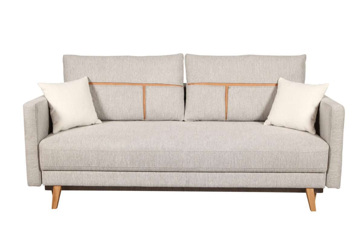 Sofa-lova MB 29 Ilgis 215 cm. Plotis 100 cm. Miegamosios dalies ilgis 190 cm Plotis 145 cm. spalvų pasirinkimas - Image 3