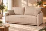 Sofa-lova MB 11 Ilgis 210 cm. Plotis 105 cm. Miegamosios dalies ilgis 190 cm Plotis 145 cm. spalvų pasirinkimas
