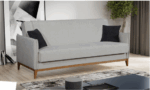 Sofa-lova MB 15 Ilgis 206 cm. Plotis 95 cm. Miegamosios dalies ilgis 190 cm Plotis 115 cm. spalvų pasirinkimas - Image 8