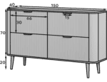 SF-CHA-W-KOM150_main - Ilgis:150cm, Plotis:40cm, Aukštis:90cm - Image 10