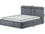 BE-PES-DREW-01MOD_1.4_main - Ilgis:158cm, Plotis:220cm, Aukštis:103cm - Image 9