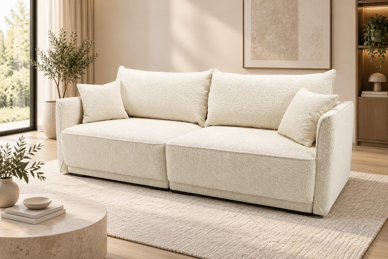 Sofa lova kampas Sofa-lova minkštas kampas viename MB 32 Ilgis 225 cm. Plotis 112 cm. Miegamosios dalies ilgis 200 cm. Plotis 150 cm. Spalvų pasirinkimas. - Image 1
