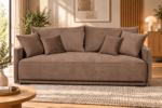 Sofa-lova MB 1.  Ilgis 220 cm. Plotis 120 cm.  Miegamosios dalies ilgis 200 cm Plotis 165 cm. spalvų pasirinkimas - Image 3