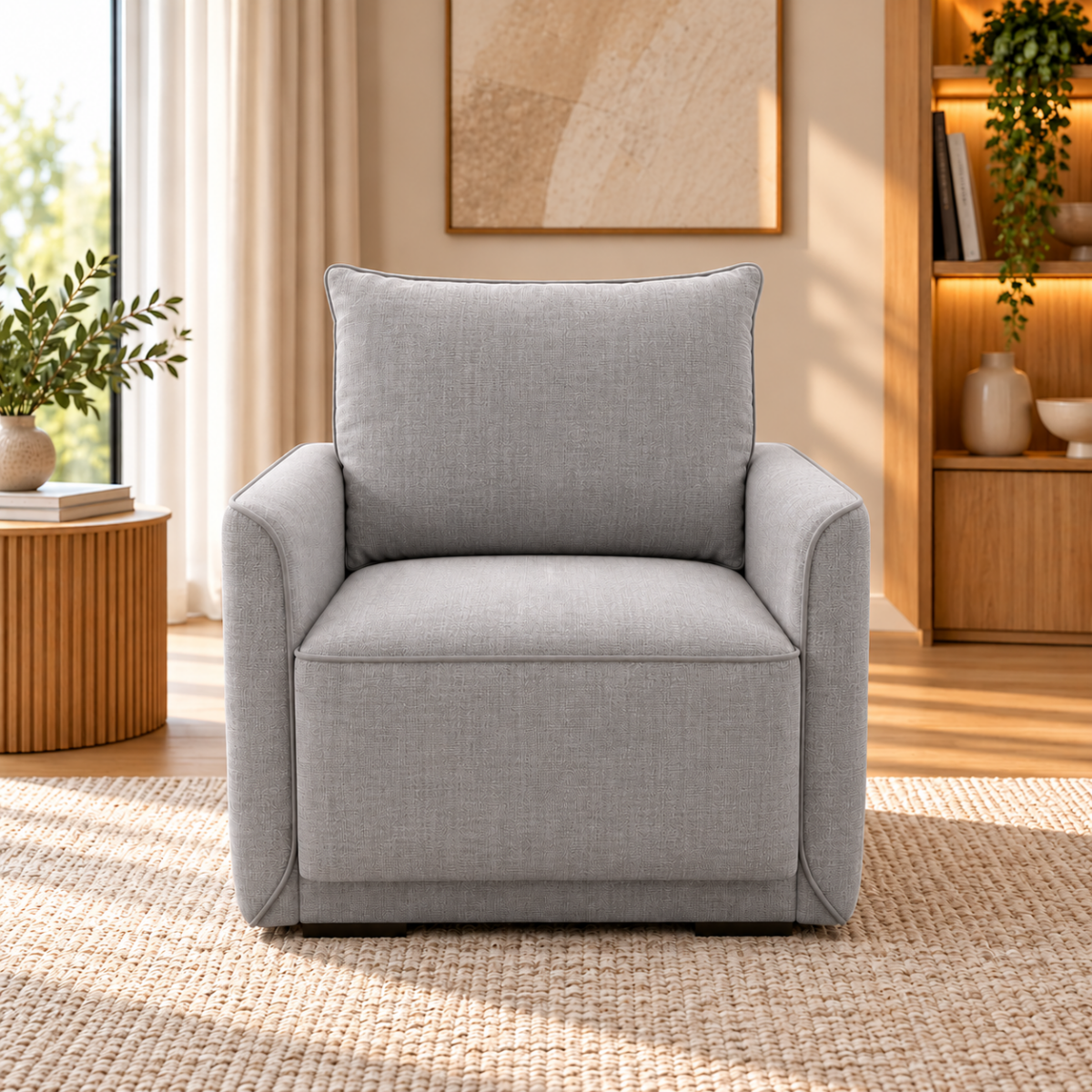 Fotelis MB4  Aukštis 100 cm Plotis 86 cm Gylis 94 cm Spalvų pasirinkimas - Image 4